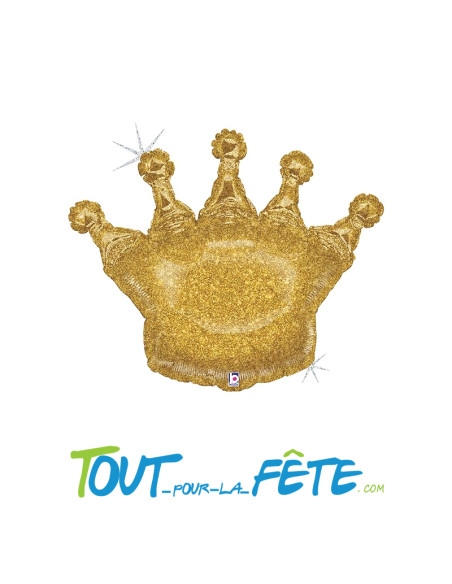 Ballon aluminium couronne 76cm