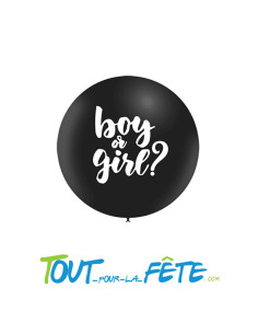 Ballon en latex "boy or girl" 60cm