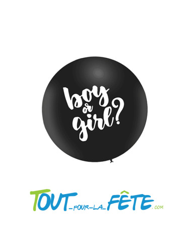 Ballon en latex "boy or girl" 60cm