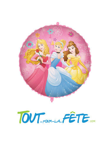 Ballon aluminium rond Princesse Disney© 46cm