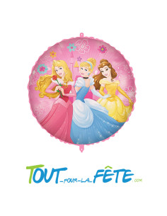 Ballon aluminium rond Princesse Disney© 46cm