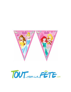 Guirlande de drapeaux Princesses Disney © 2.3 mètres