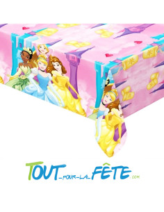 Nappe en plastique princesse Disney 1.20m x 1.80m 2