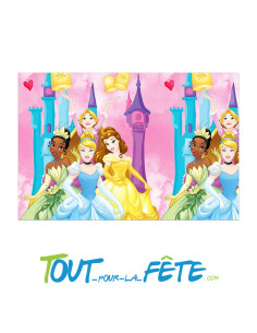 Nappe en plastique princesse Disney 1.20m x 1.80m