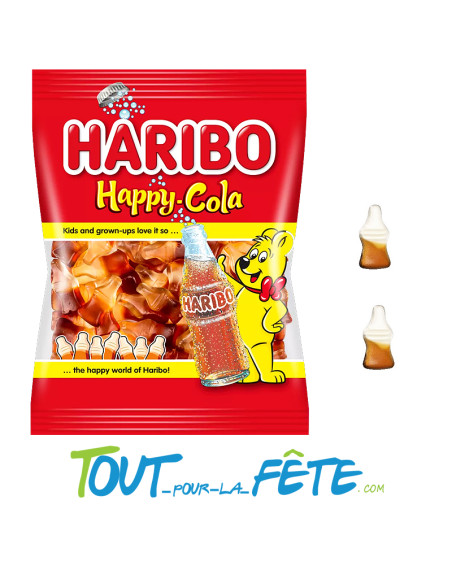 Mini sachet Haribo happy-cola 40g