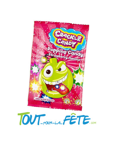 Crackle candy fraise