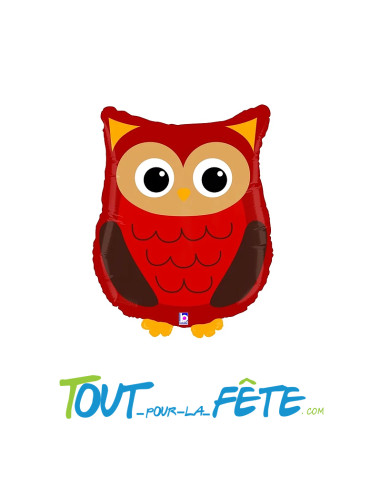Ballon aluminium chouette 66cm