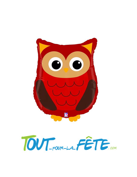Ballon aluminium chouette 66cm