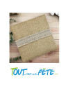 Livre D'Or Jute 25 pages