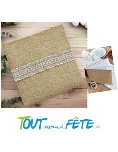 Livre D'Or Jute 25 pages 2