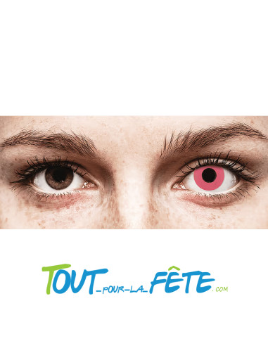 Lentilles de contact annuelles roses