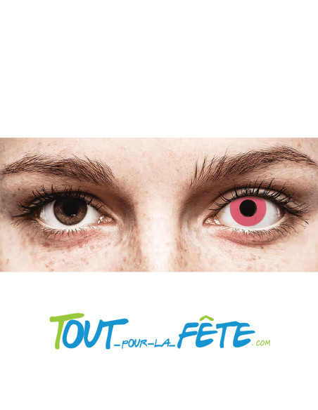Lentilles de contact annuelles roses