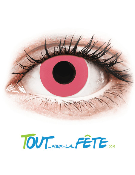 Lentilles de contact annuelles roses