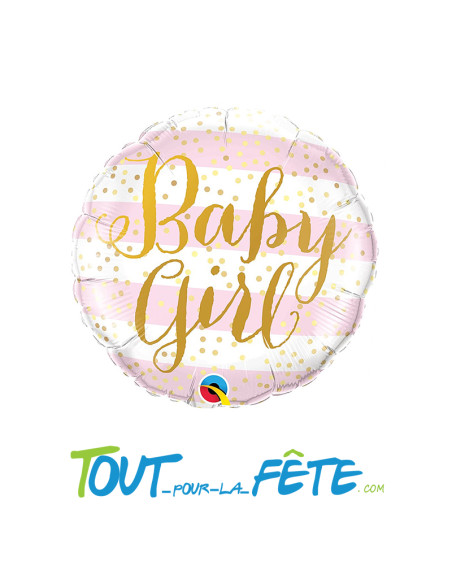 Ballon aluminium Baby Girl 46cm