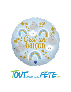 Ballon aluminium C'est un Garçon 46cm