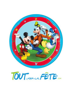 Lot de 8 assiettes Mickey ©