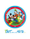 Lot de 8 assiettes Mickey ©