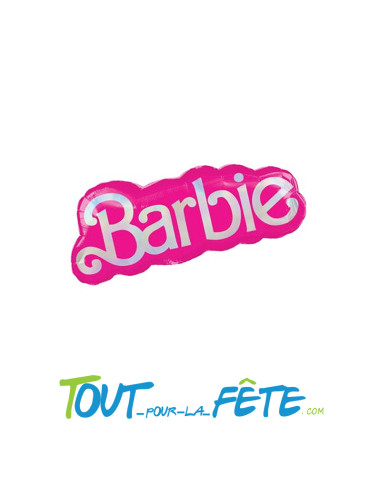 Ballon aluminium Barbie 81 cm