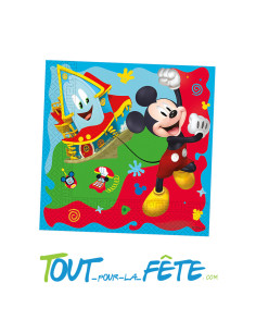 Lot de 20 serviettes Mickey © 2