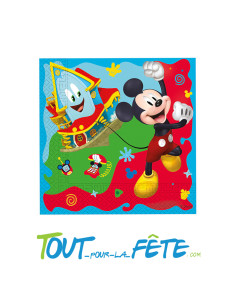 Lot de 20 serviettes Mickey ©