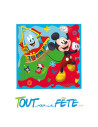 Lot de 20 serviettes Mickey ©