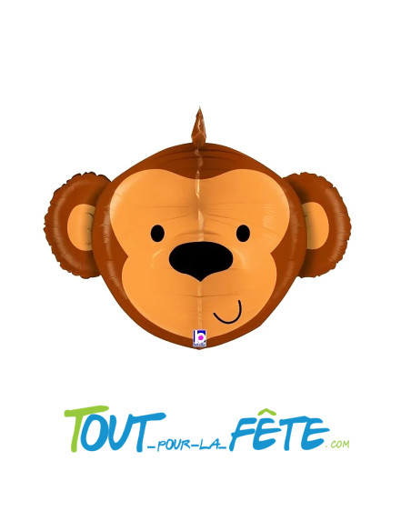 Ballon aluminium Singe 3D 69cm