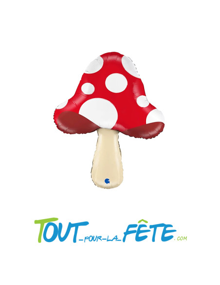 Ballon aluminium Champignon 66cm