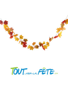 Guirlande de feuilles d'érable synthétiques 2m 2