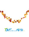 Guirlande de feuilles d'érable synthétiques 2m