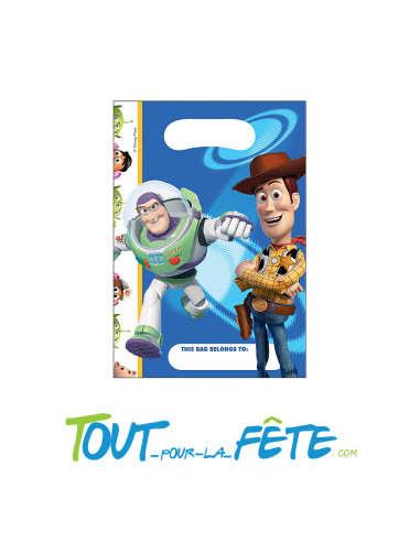 Lot de 6 sacs à cadeau Toy Story  ©