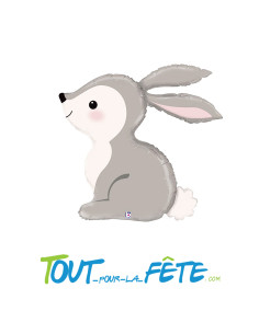 Ballon aluminium Lapin 91 cm