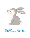 Ballon aluminium Lapin 91 cm