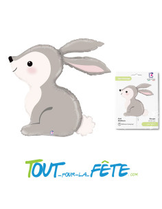 Ballon aluminium Lapin 91 cm 2