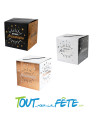Urne étincelante joyeux anniversaire ( plusieurs coloris dispo )