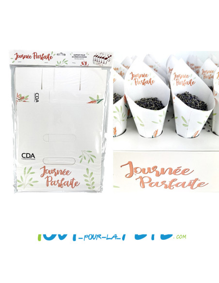 Support pour 30 cônes en papier