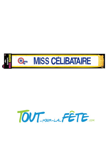 Echarpe miss célibataire