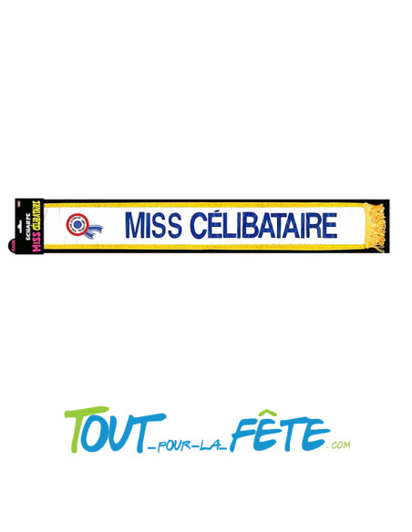 Echarpe miss célibataire