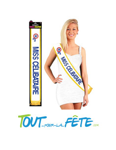 Echarpe miss célibataire