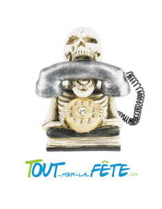 Décoration téléphone cranium ( yeux lumineux )