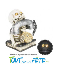 Décoration téléphone cranium ( yeux lumineux ) 2