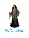 Automate / animatronic faucheuse squelette animée 158cm