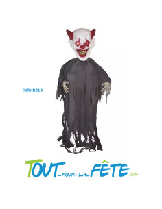 Clown géant lumineux à suspendre 3m 2