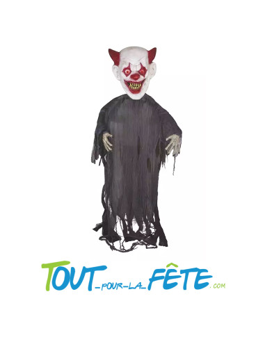 Clown géant lumineux à suspendre 3m