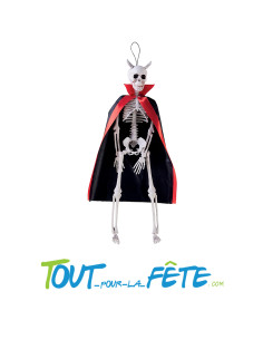Décoration suspendue squelette diable 40cm