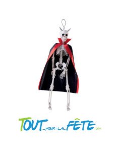 Décoration suspendue squelette diable 40cm 2
