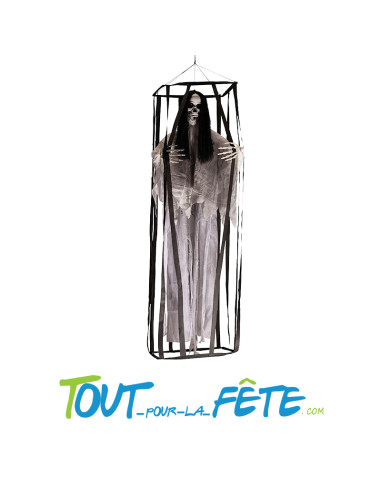 Squelette en cage a suspendre 160 cm