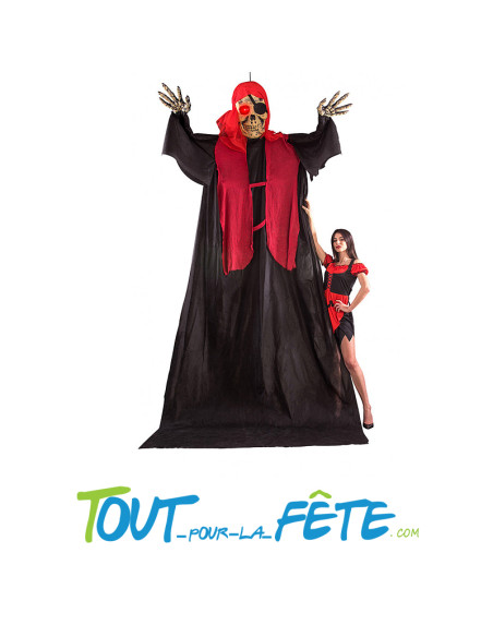 Décoration a suspendre Pirate géant lumineux 3m60