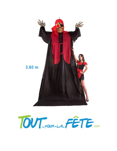 Décoration a suspendre Pirate géant lumineux 3m60