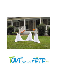 Lot de 3 fantômes sur pied 48cm 2