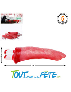 Lot de 5 faux doigts arrachés 2